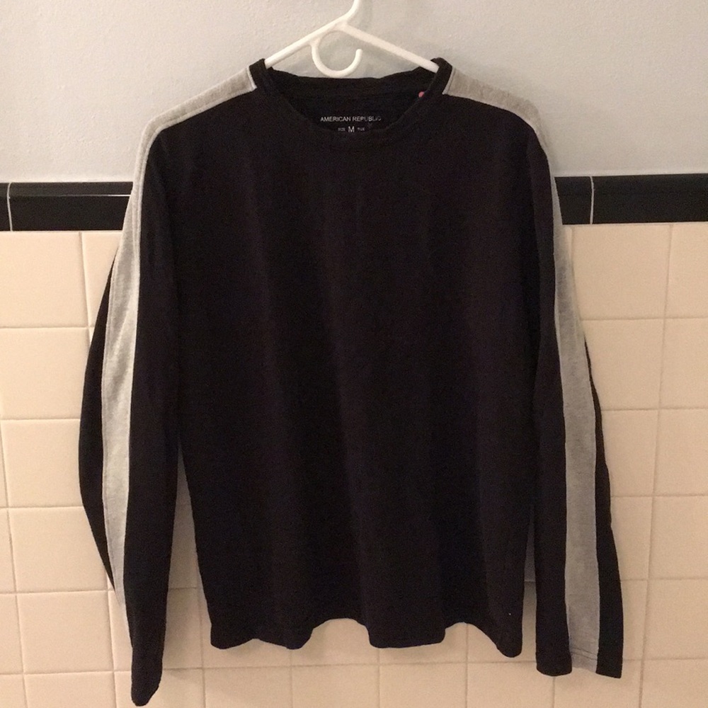 American republic sweatshirt black/gray